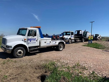 Rapid Towing flatbed tow truck for medium-duty vehicles in Rapid City, SD